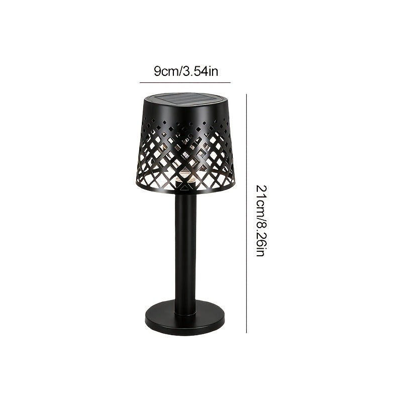Solar Tafellampen Set van 2 met Opengewerkt Design voor Tuin en Terras