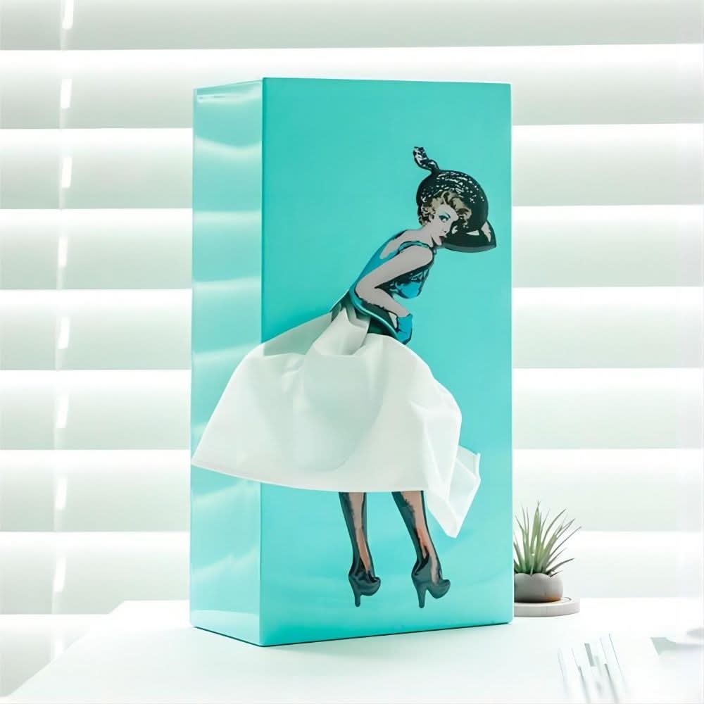 Decoratieve Tissuedoos van Kunststof met Creatief Ontwerp voor Woonruimte