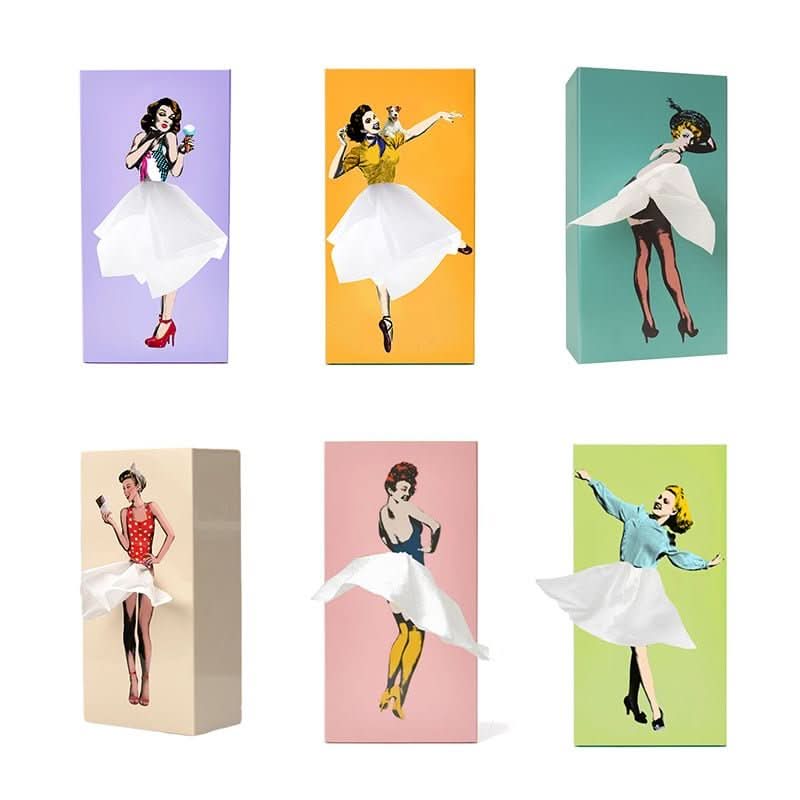 Decoratieve Tissuedoos van Kunststof met Creatief Ontwerp voor Woonruimte