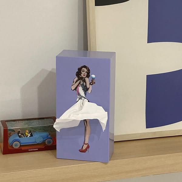 Decoratieve Tissuedoos van Kunststof met Creatief Ontwerp voor Woonruimte