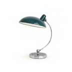 Moderne Metalen Tafellamp met Gebogen Arm en E27 Fitting