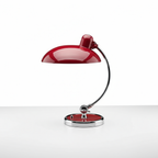 Moderne Metalen Tafellamp met Gebogen Arm en E27 Fitting