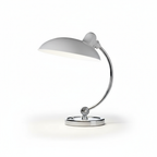 Moderne Metalen Tafellamp met Gebogen Arm en E27 Fitting