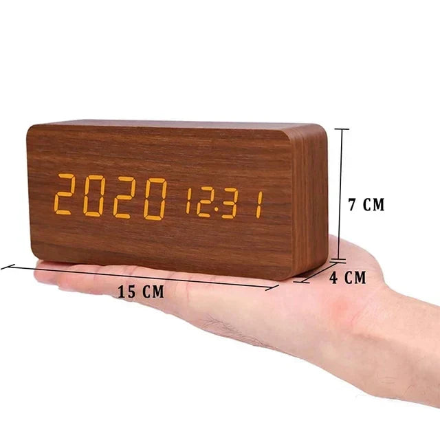 Digitale Wekker met Led‑Display en Slimme Functies