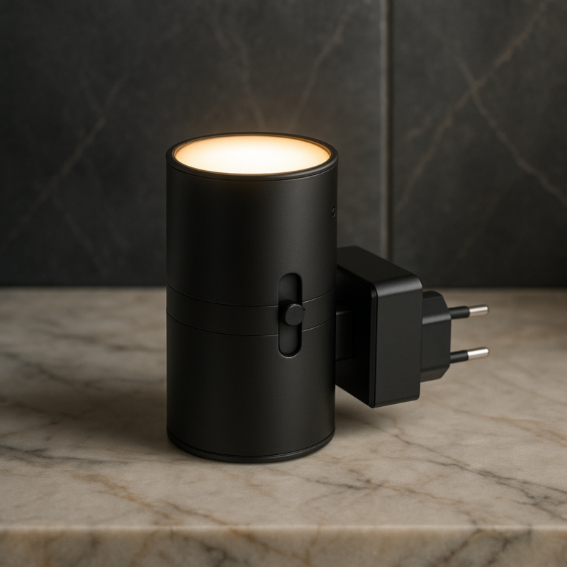 Wandlamp op Stopcontact met Automatische Sensor en Traploze Dimfunctie