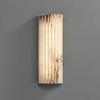 Alabaster Wandlamp Met Metalen Behuizing En Geïntegreerde LED