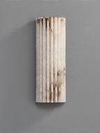 Alabaster Wandlamp Met Metalen Behuizing En Geïntegreerde LED