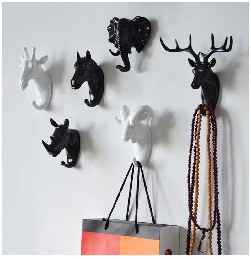 Decoratieve Wandhaak Met Natuurlijke Dierlijke Vorm En Stevige Constructie
