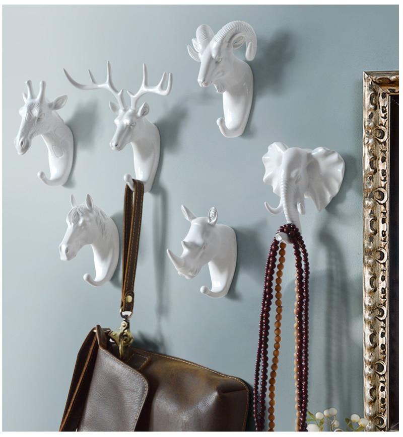 Decoratieve Wandhaak Met Natuurlijke Dierlijke Vorm En Stevige Constructie