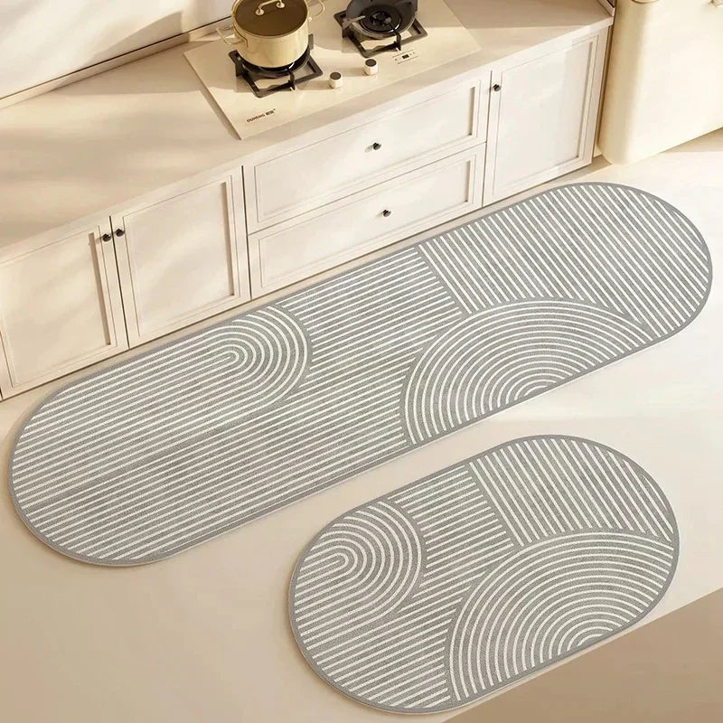Keukenmat met Absorberende Bovenlaag en Antislip Onderzijde