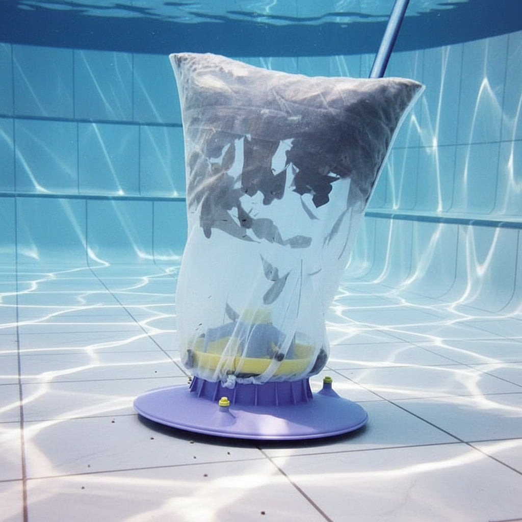 Chemievrije Poolreiniger met Sterke Zuigkracht en Herbruikbare Filter