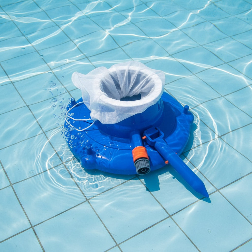 Chemievrije Poolreiniger met Sterke Zuigkracht en Herbruikbare Filter