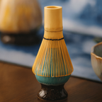 8-Delige Matcha Theeset Met Keramische Kom En Bamboe Accessoires