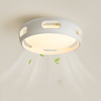 Bladloze LED Plafondventilator met Dimbare Verlichting en Afstandsbediening