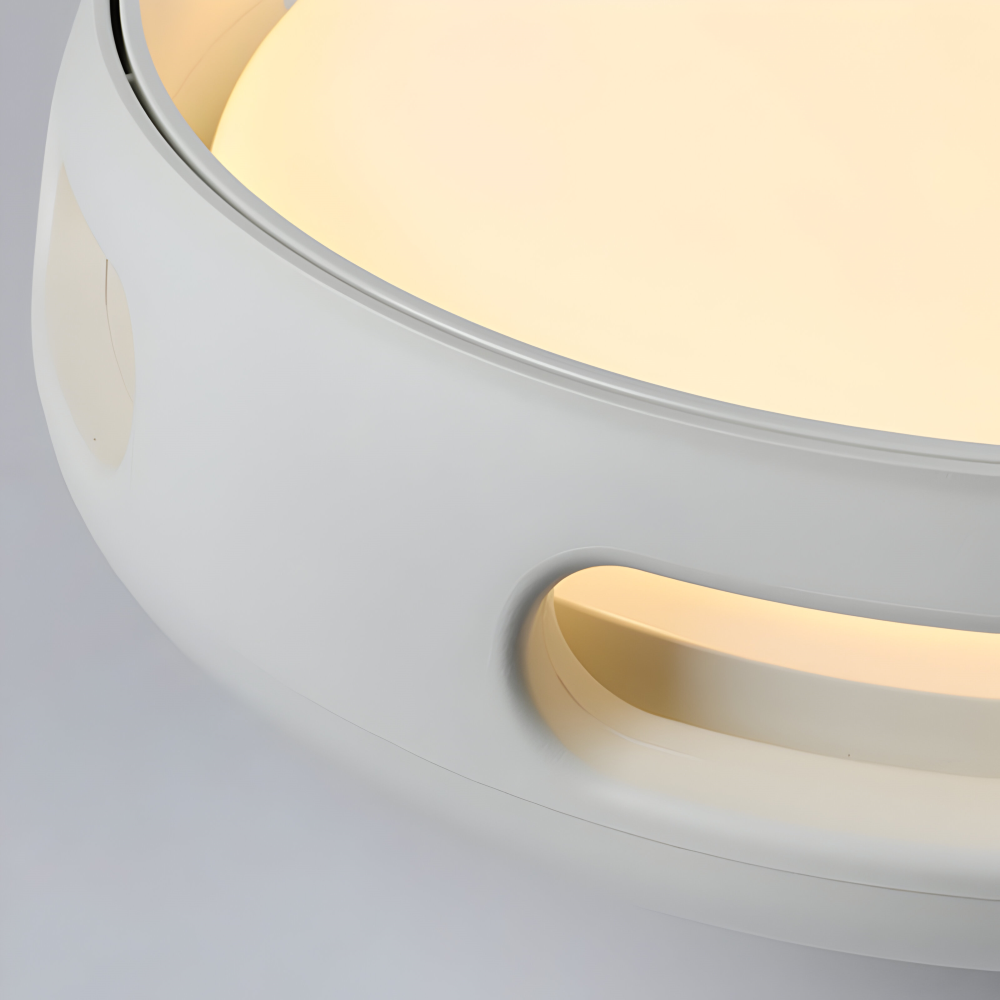 Bladloze LED Plafondventilator met Dimbare Verlichting en Afstandsbediening
