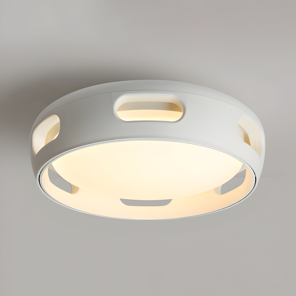 Bladloze LED Plafondventilator met Dimbare Verlichting en Afstandsbediening
