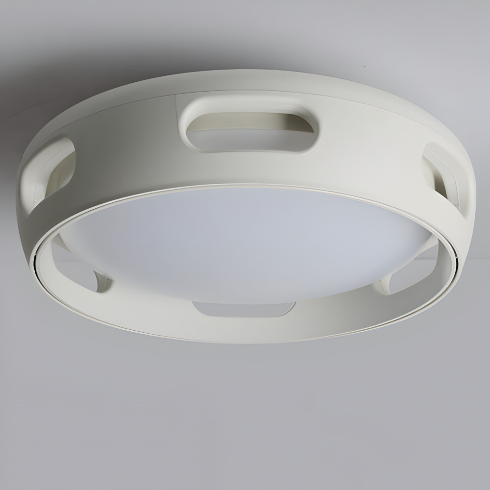 Bladloze LED Plafondventilator met Dimbare Verlichting en Afstandsbediening