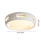 Bladloze LED Plafondventilator met Dimbare Verlichting en Afstandsbediening