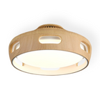 Bladloze LED Plafondventilator met Dimbare Verlichting en Afstandsbediening