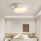 Bladloze LED Plafondventilator met Dimbare Verlichting en Afstandsbediening