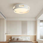 Bladloze LED Plafondventilator met Dimbare Verlichting en Afstandsbediening
