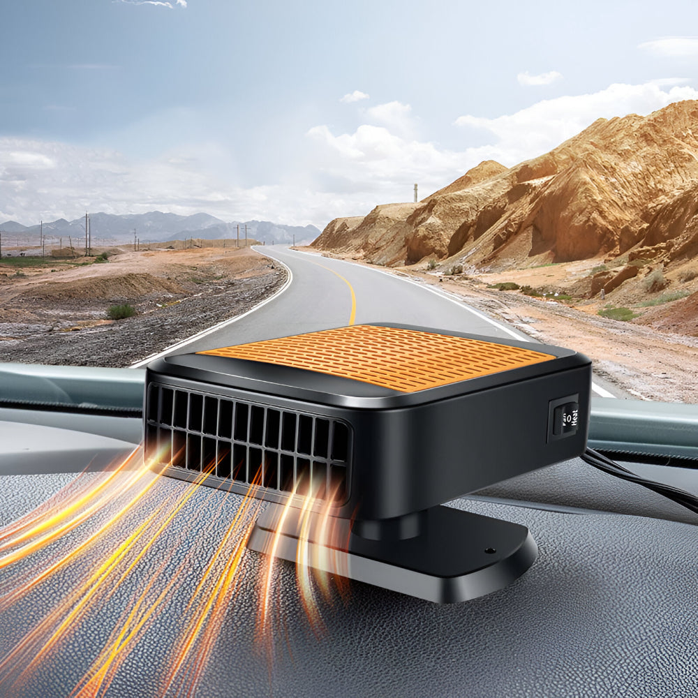 Auto Verwarmingsventilator met Snel Ontwasemend Warmtelucht en 360° Luchtstroom