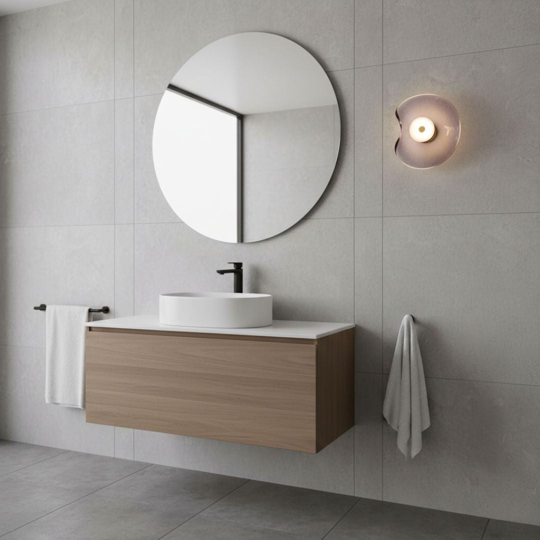 Moderne LED Wandlamp van Glas met Warmwit Licht