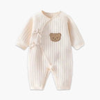 Baby Romper Met Beertjesprint En Zachte Comfortabele Pasvorm