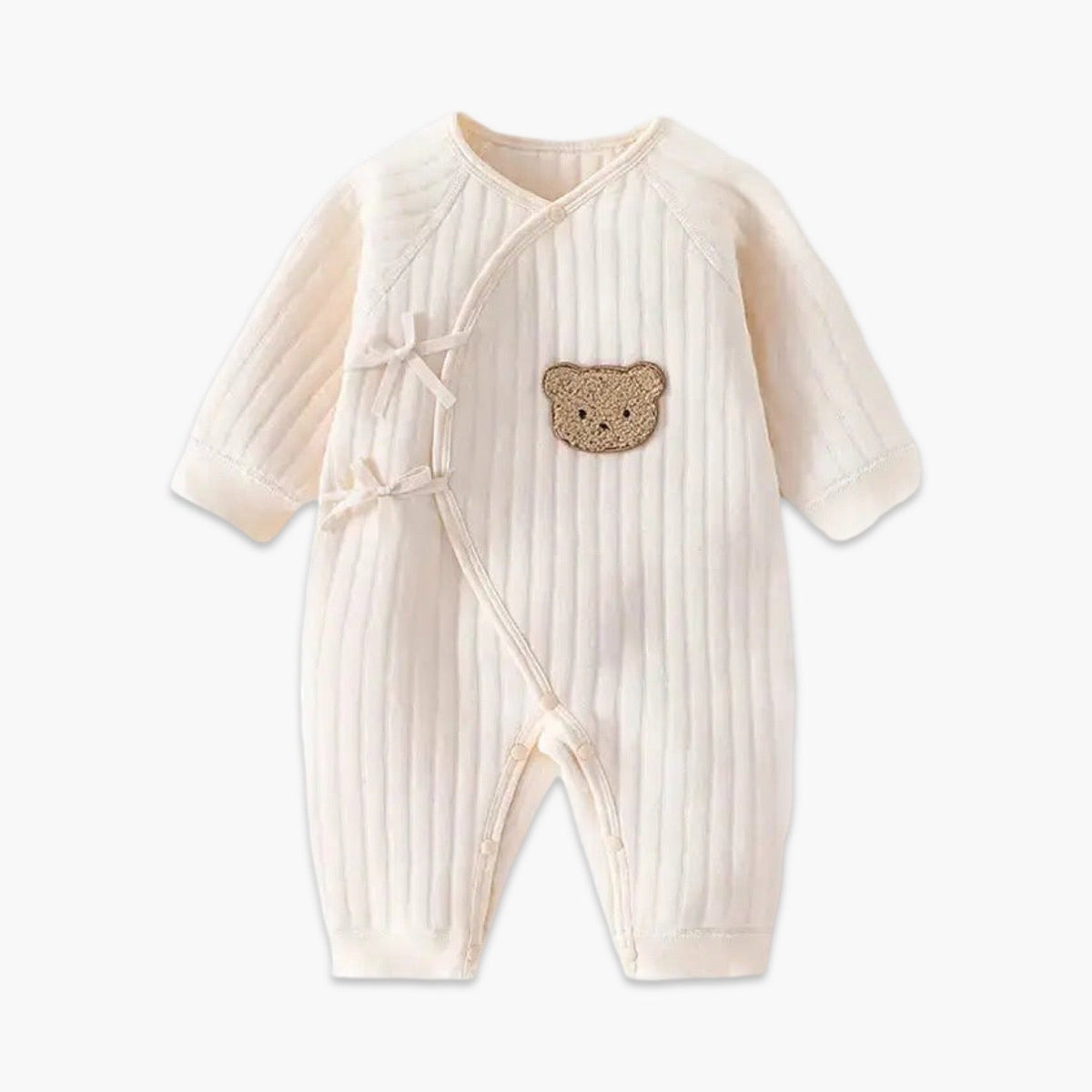 Baby Romper Met Beertjesprint En Zachte Comfortabele Pasvorm