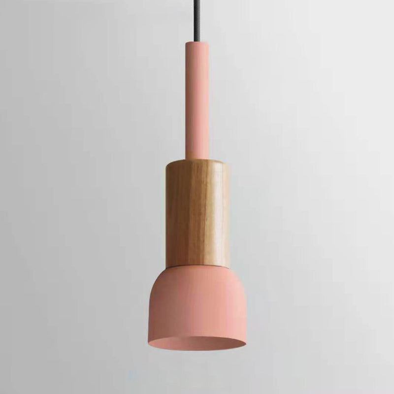 Houten Hanglamp Met Moderne Vorm En Strakke Scandinavische Afwerking