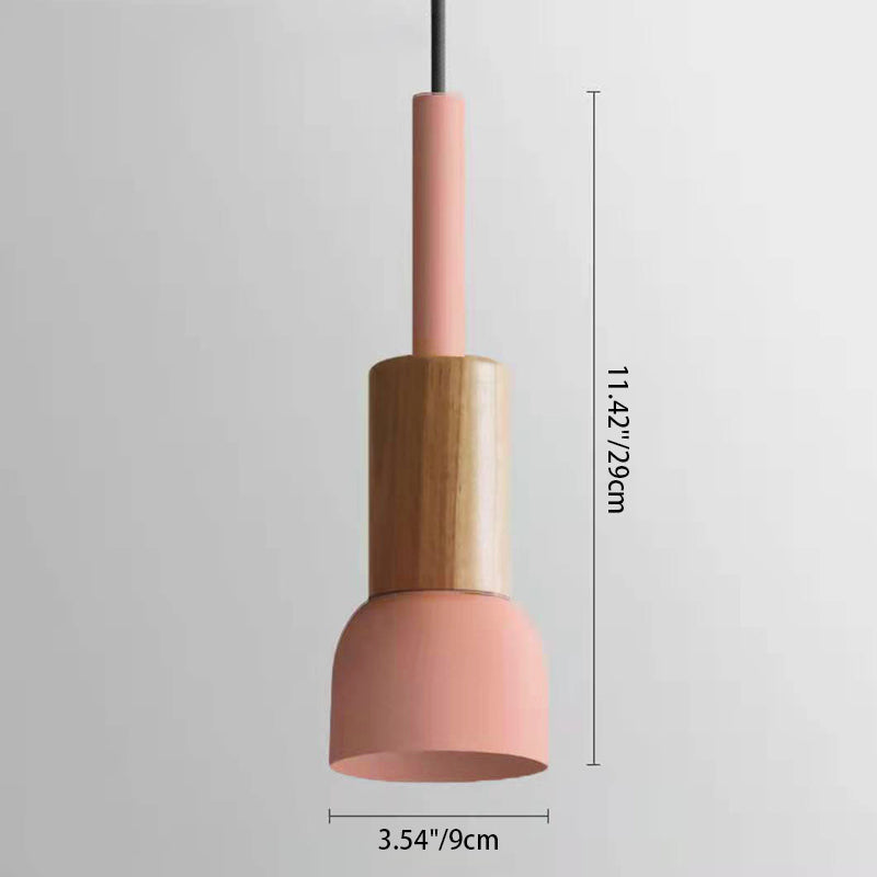 Houten Hanglamp Met Moderne Vorm En Strakke Scandinavische Afwerking