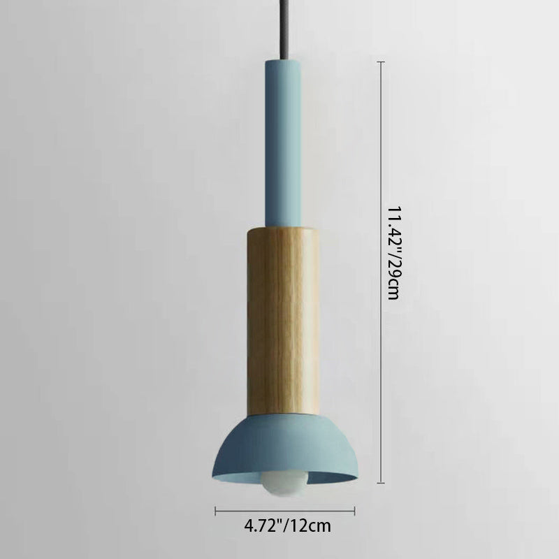 Houten Hanglamp Met Moderne Vorm En Strakke Scandinavische Afwerking