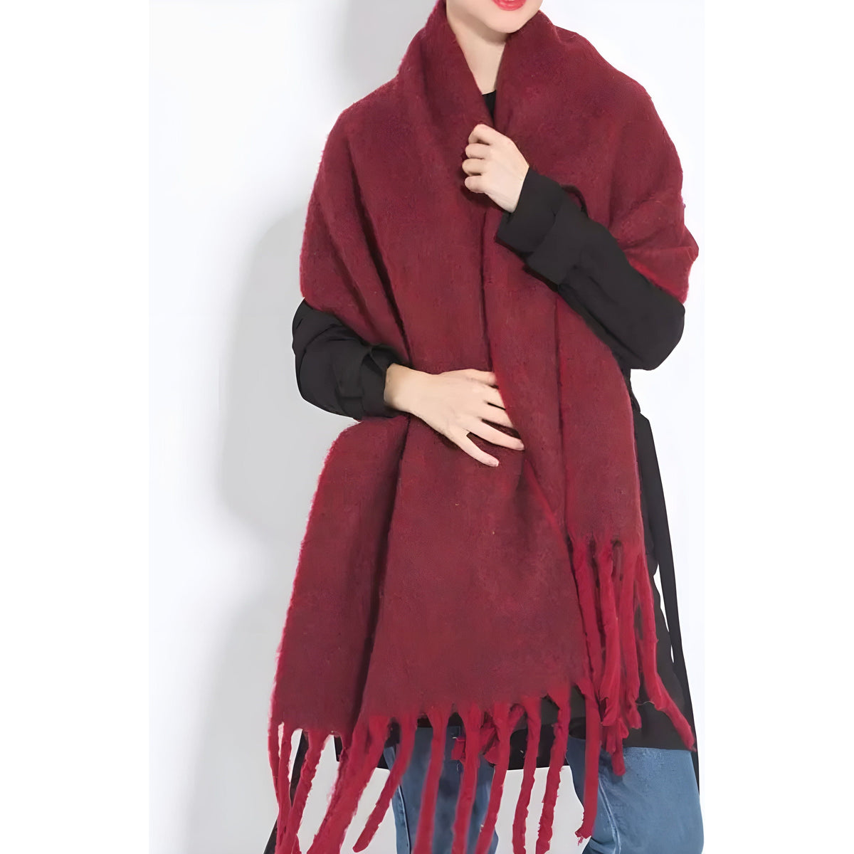 Luxe Wintersjaal Met Kasjmiermix