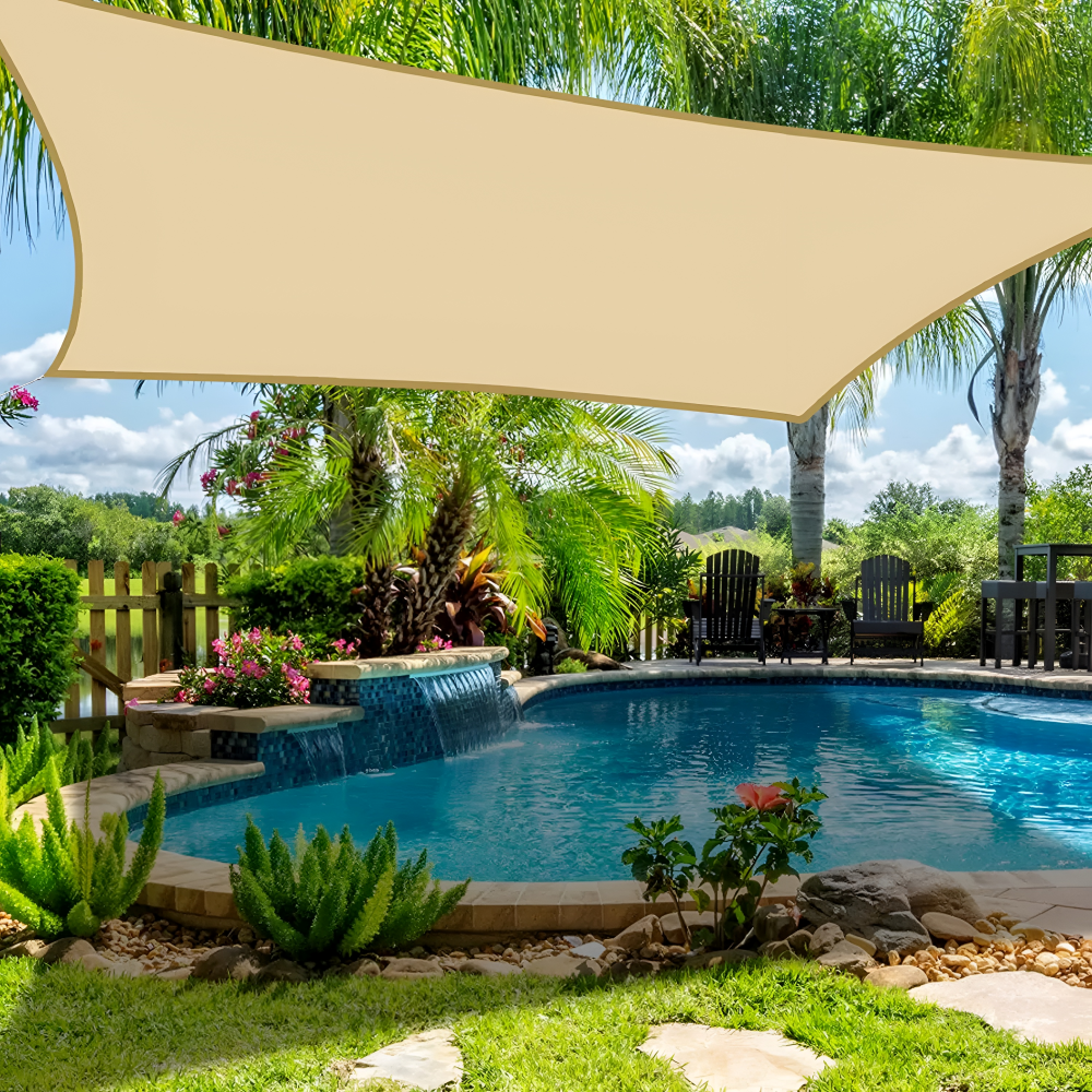 Waterdicht Schaduwdoek met UV-Bescherming voor Tuin, Terras en Balkon