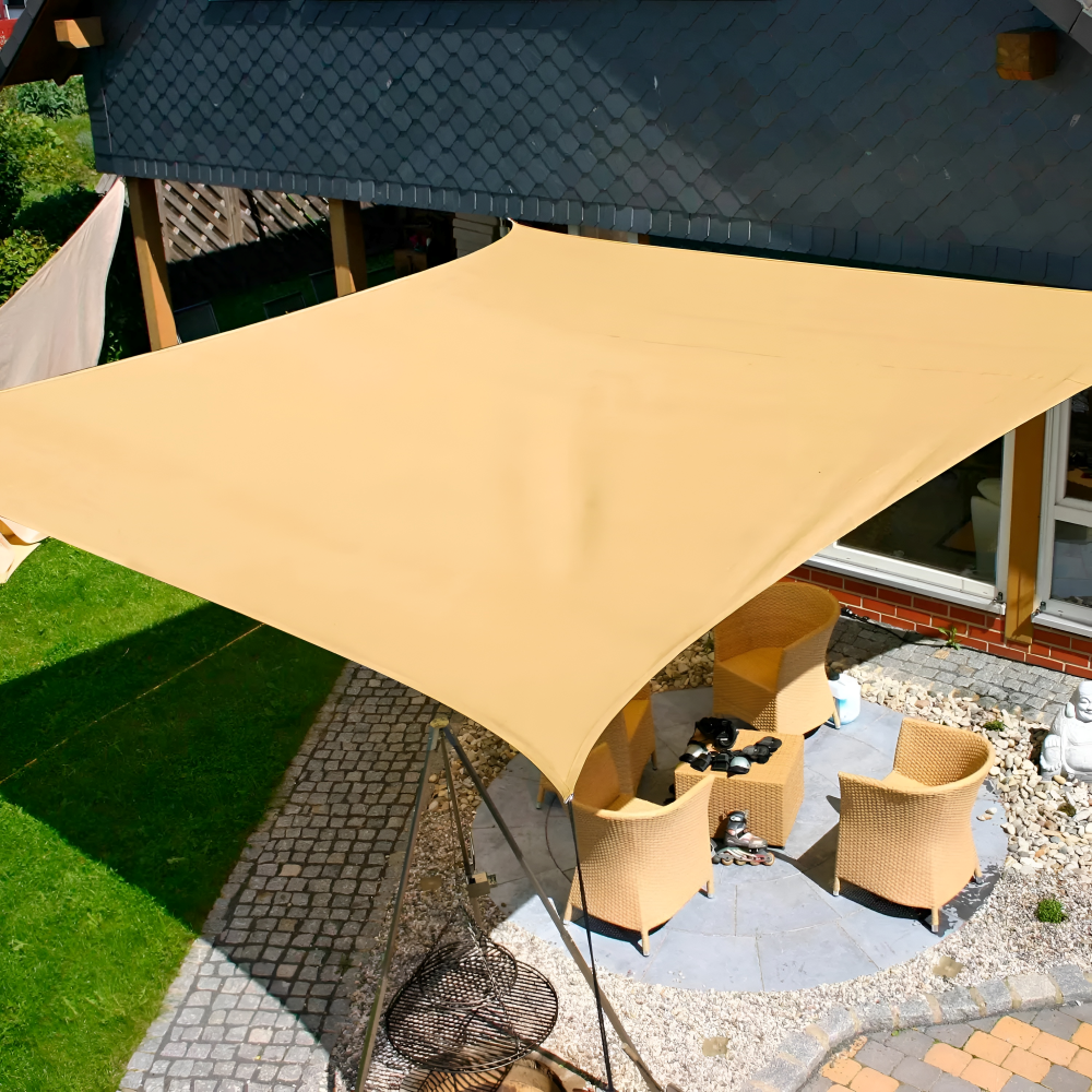 Waterdicht Schaduwdoek met UV-Bescherming voor Tuin, Terras en Balkon