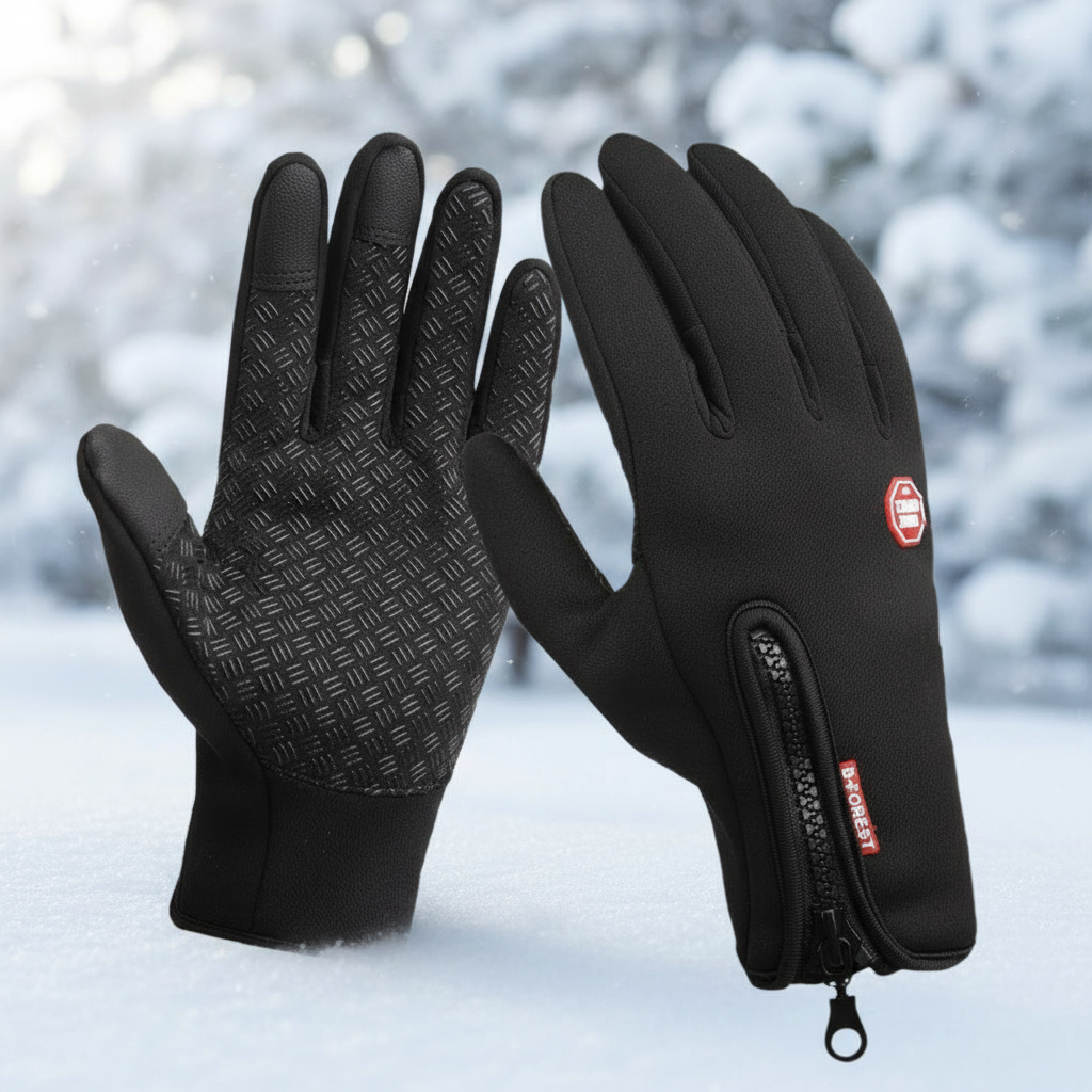 Verwarmde Winterhandschoenen met Waterdichte Buitenlaag en Touchfunctie