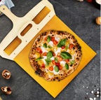 Houten Pizzaschep Met Glijmechanisme Voor Pizza, Brood En Bakwaren