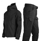 Outdoorkleding voor Heren met Gevoerde Jas en Cargobroek