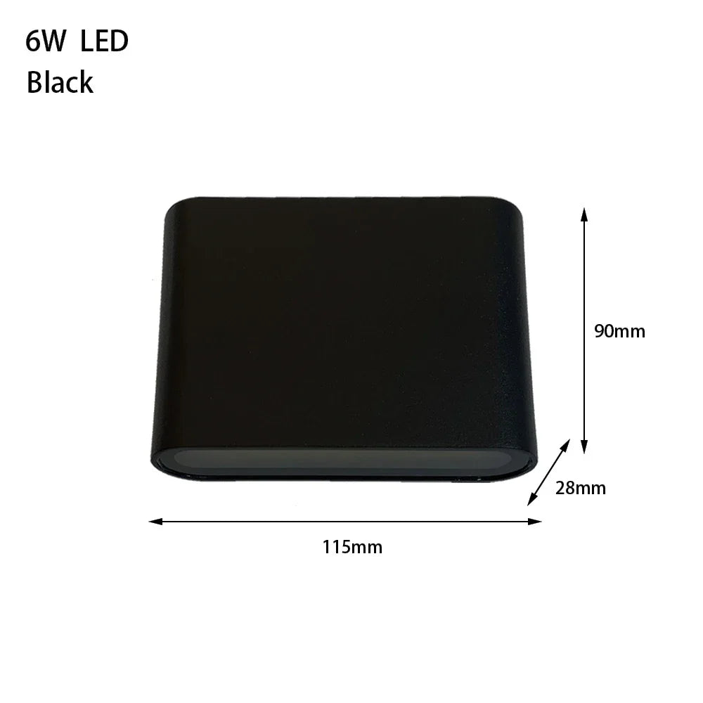 Wandlamp met Waterdichte Aluminiumconstructie en Efficiënte LED‑Verlichting