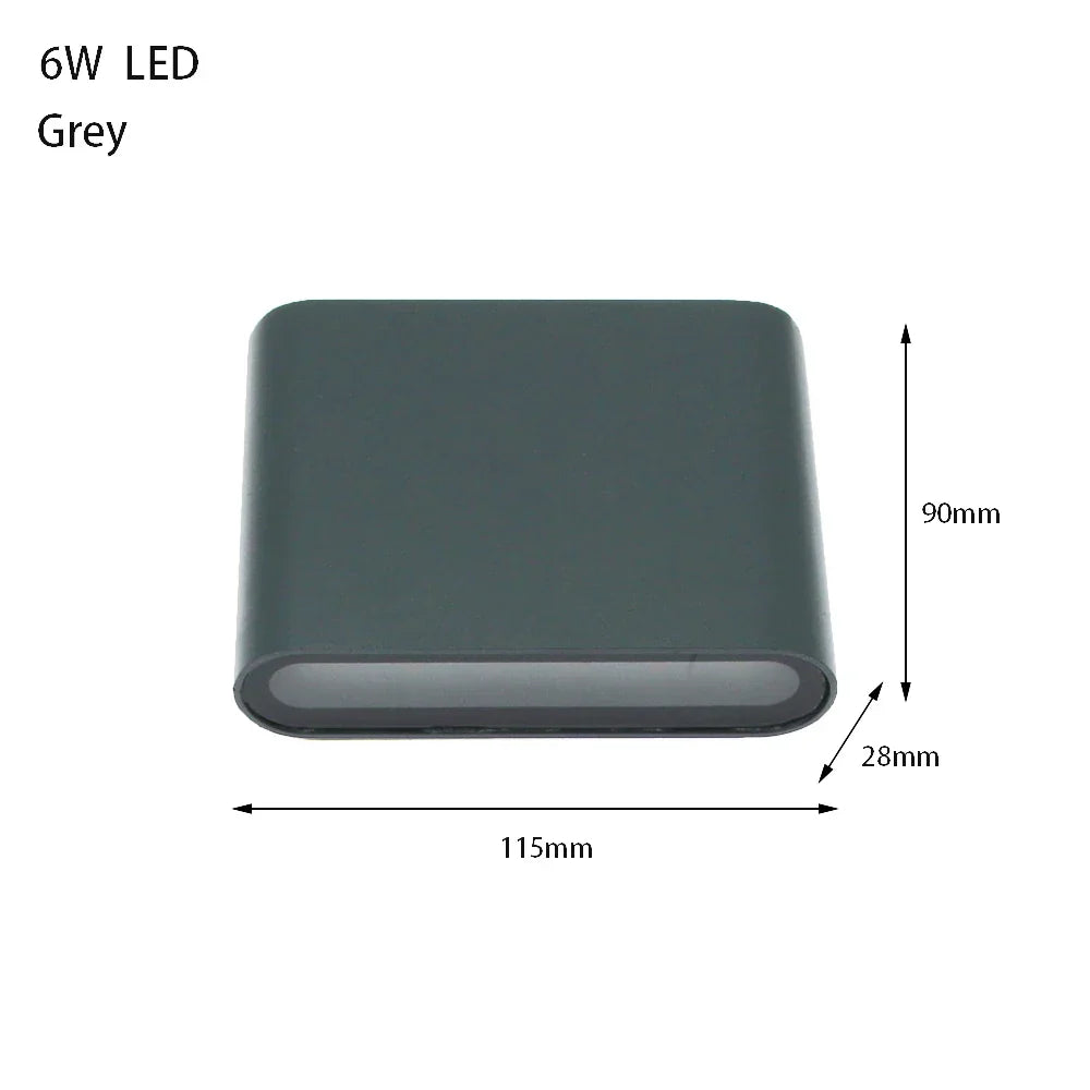Wandlamp met Waterdichte Aluminiumconstructie en Efficiënte LED‑Verlichting