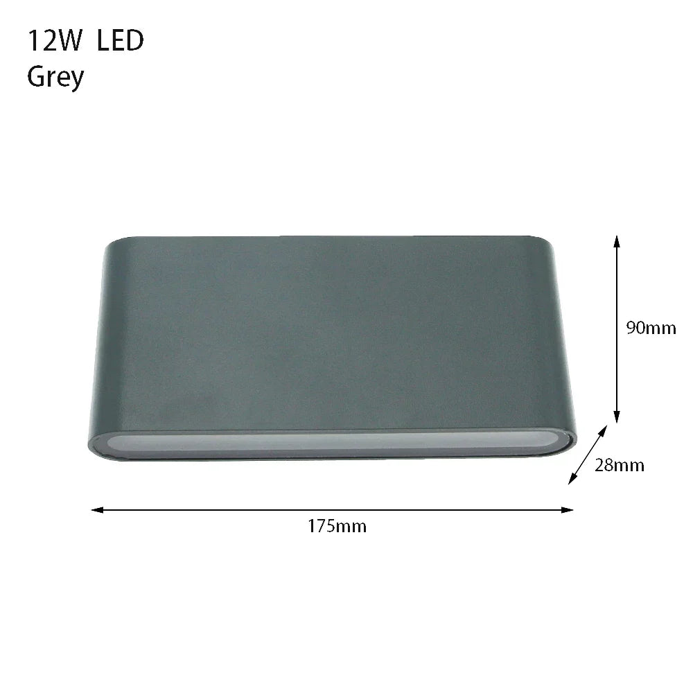 Wandlamp met Waterdichte Aluminiumconstructie en Efficiënte LED‑Verlichting