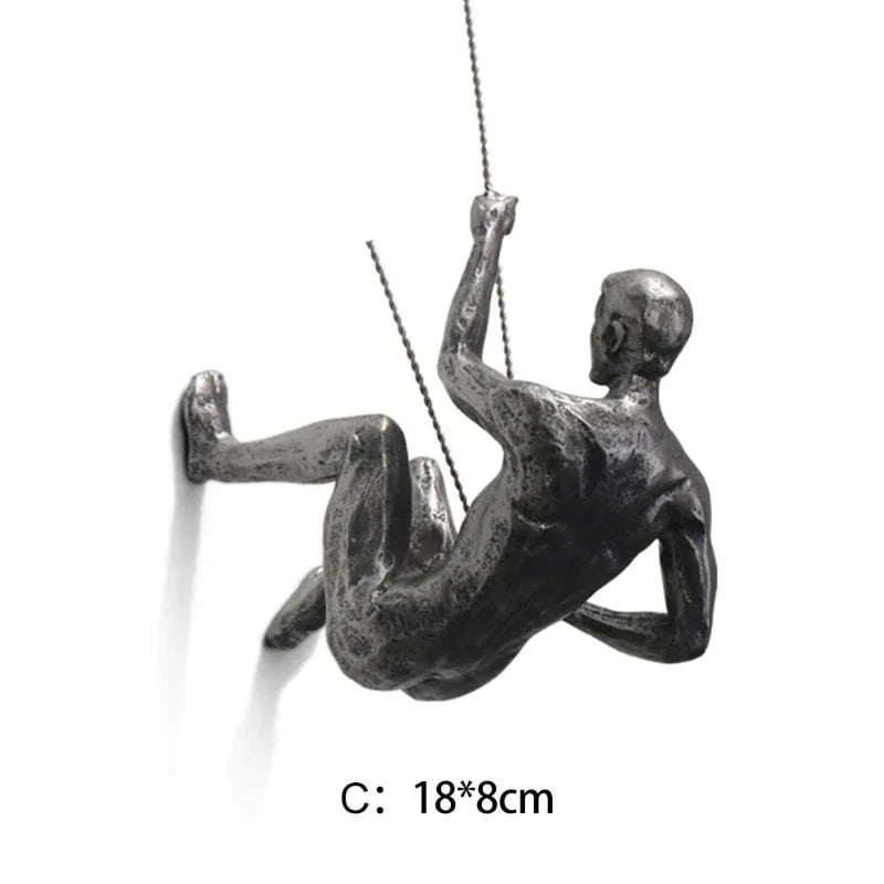 Klimmer Wandsculptuur met Handgemaakte Vorm en Sterke Uitstraling