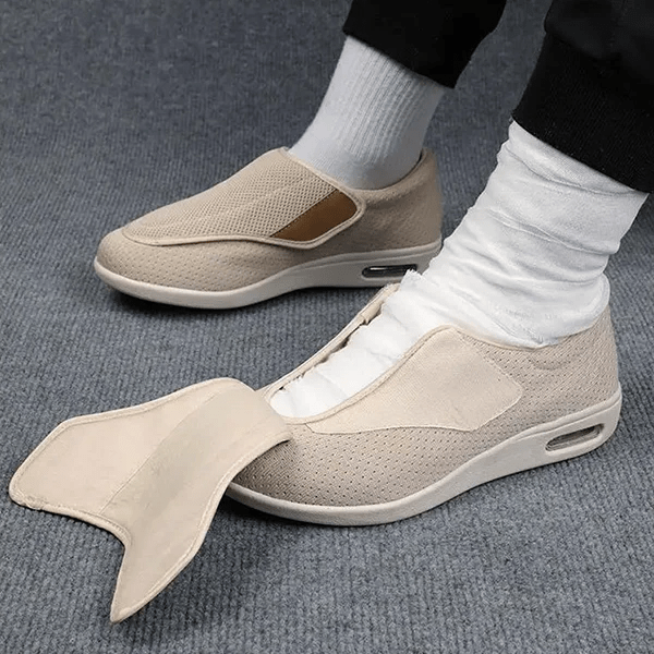 Brede Diabetische Schoenen Met Memory Foam En Comfortabele Dagelijkse Ondersteuning