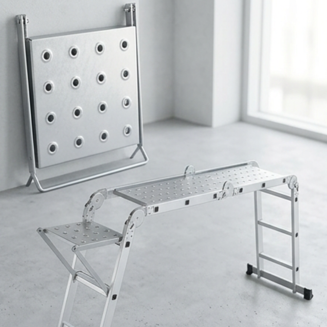 Opvouwbaar Ladderplatform Voor Veiliger En Comfortabel Werken Op Hoogte