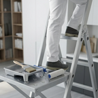 Opvouwbaar Ladderplatform Voor Veiliger En Comfortabel Werken Op Hoogte