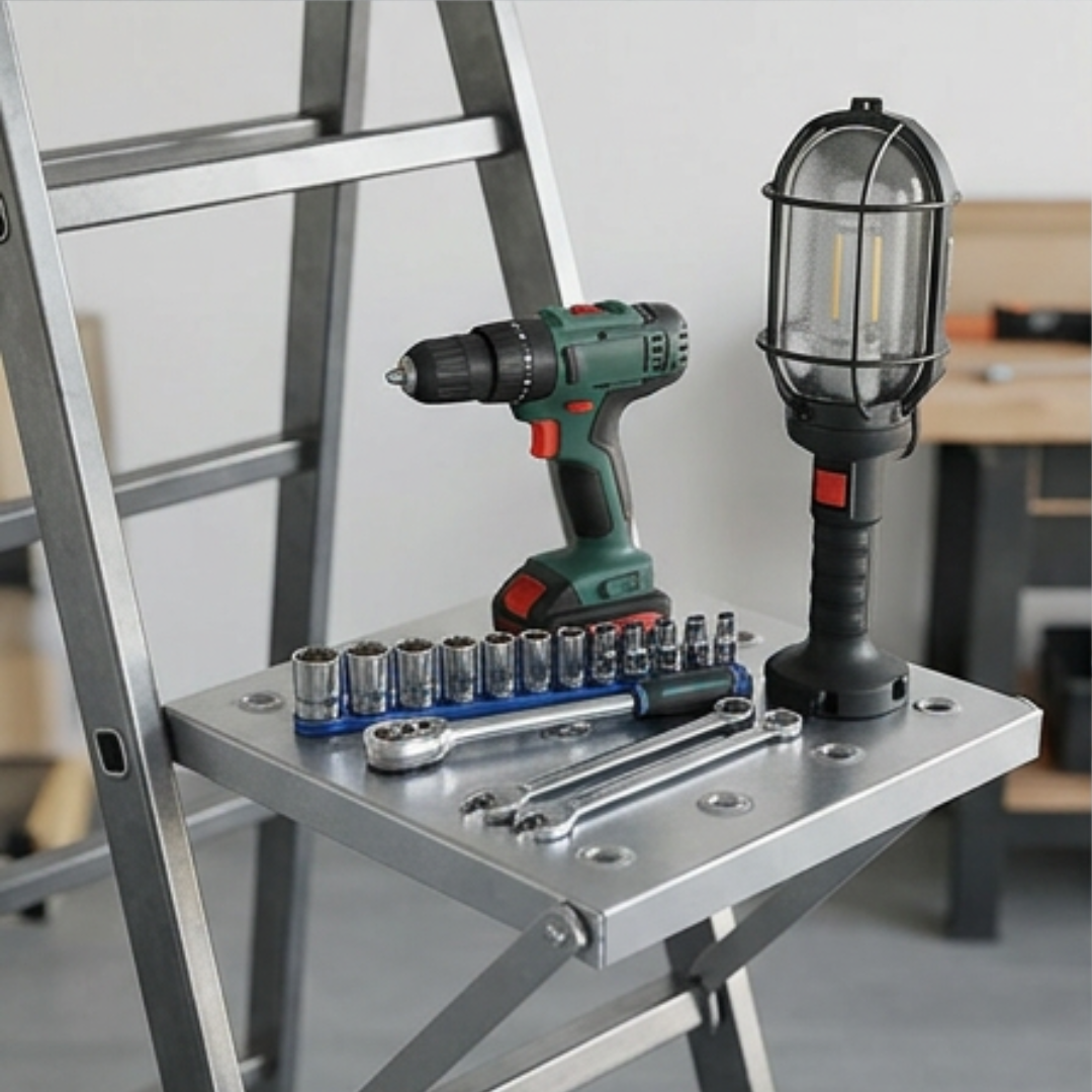 Opvouwbaar Ladderplatform Voor Veiliger En Comfortabel Werken Op Hoogte