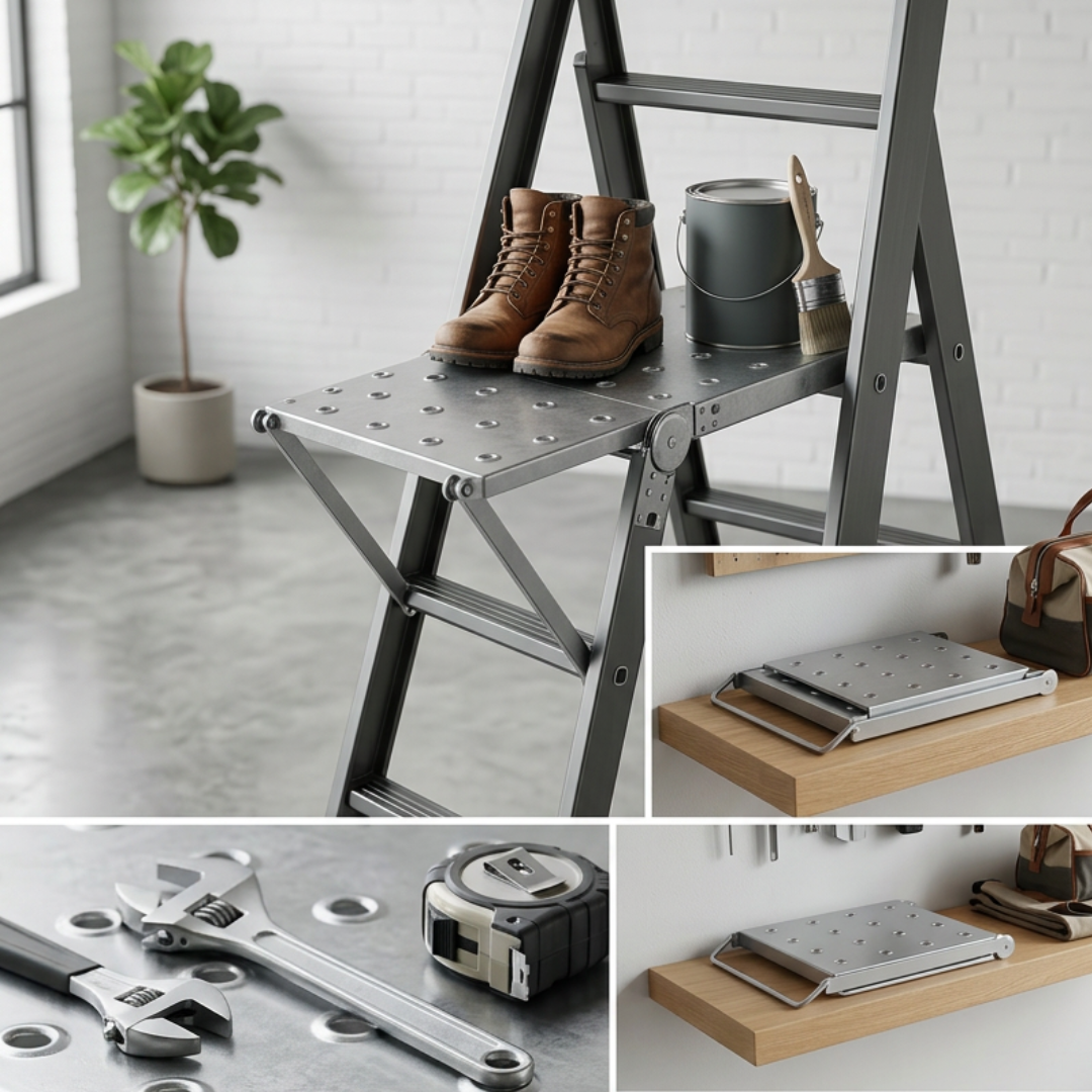 Opvouwbaar Ladderplatform Voor Veiliger En Comfortabel Werken Op Hoogte