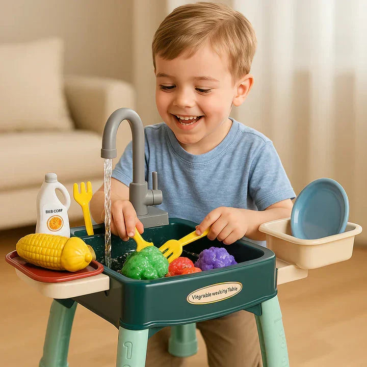Speelkeuken met Waterfunctie voor Creatief Kinderspel