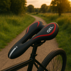 Unisex Ergonomisch Fietszadel met Gelvulling voor Comfortabele Fietstochten