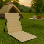 Opvouwbare Campingstoel met Rugleuning en Draagtas voor Outdoor Gebruik